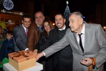 Encendido de la decoración navideña e inauguración del belén canario de Los Llanos  (Foto Francisco Javier Santana)